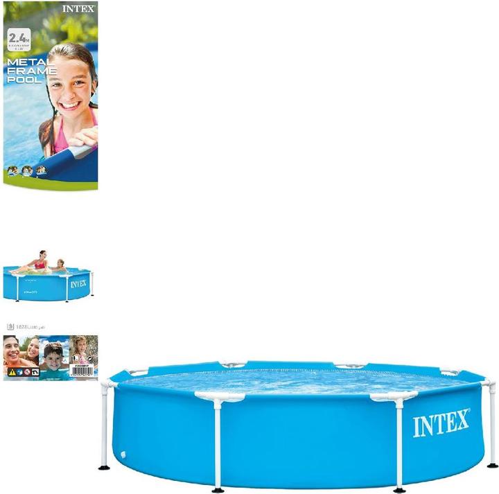 Image du produit Intex Cadre métallique pour piscine (Ø 244 x 51 cm)