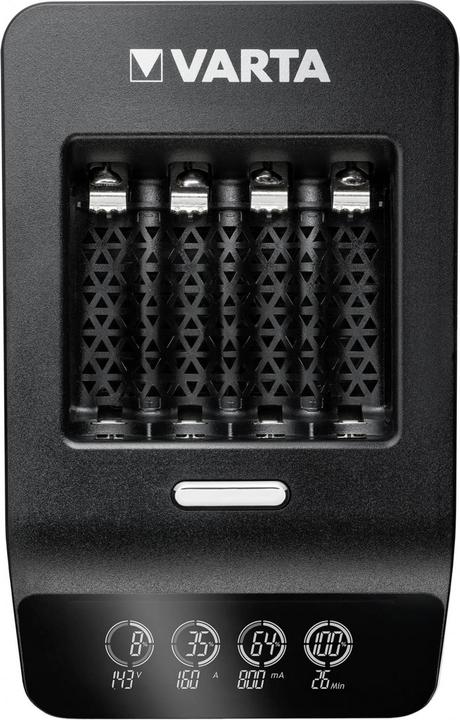 Image du produit Varta Chargeur LCD ultra rapide+. (1 pcs, AA, 2100 mAh, Piles rechargeables + chargeur)