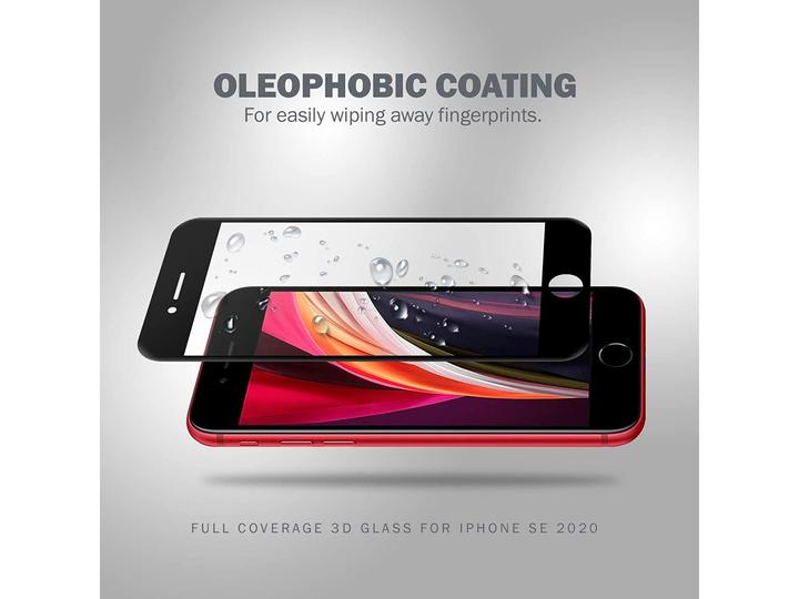 Produktbild Screenguard Apple iPhone SE 2020 Full Screen Panzerglas Schutzfolie 2.5D 9H (1 Stück, Apple iPhone SE (2nd Gen))