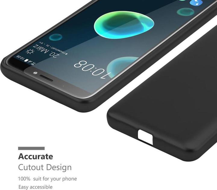 Productafbeelding Cadorabo TPU matte metalen hoes (HTC Desire 12+)