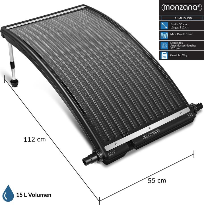 Actual product image Monzana Solar collector for pool