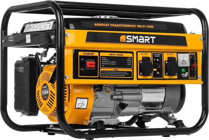 Actual product image Smart365 gasoline single-phase generator SM-01-3600 2800 W (2500 W, 15 l)