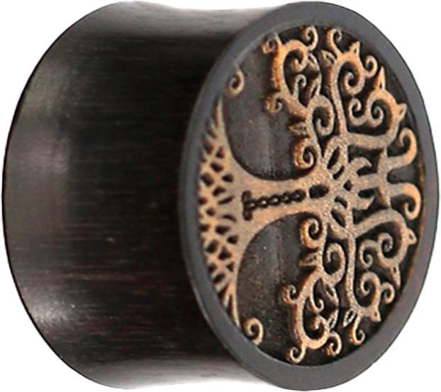 Immagine prodotto Star Piercing Spina svasata in legno di coccodrillo ricavata dal legno di tamarindo (Organico, senza ottone)