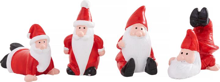 VBS Mini Père Noël "Wilbert", 4 pièces