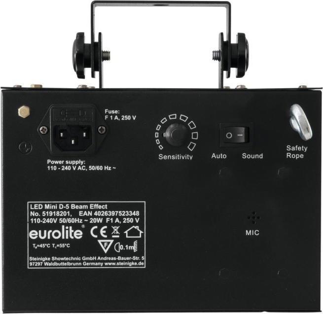 Image du produit Eurolite Projecteur à effets LED Mini D-5 An (LED)
