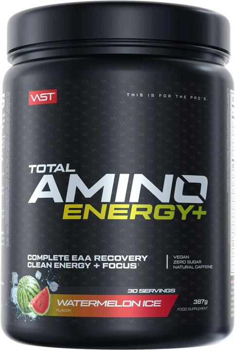 Produktbild Vast Total Amino Energy+ - EAAS und natural caffeine - vegan - 375 g (Watermelon Ice, 1 Stk., 375 g)