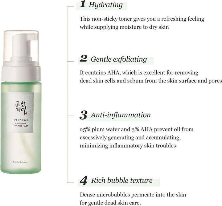 Produktbild Beauty of Joseon Green Plum Refreshing Toner AHA + BHA (Tonic, 150 ml)