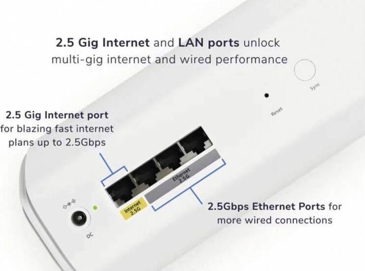 Image du produit Netgear Orbi RBE773 Mesh WiFi 7 Kit de 3 pièces