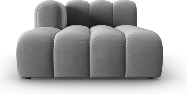 Actual product image Micadoni Velvet Chaise Longue Left, "Lupine", 2 Seats, 117x177x70Made in Europe (Chaise longue)