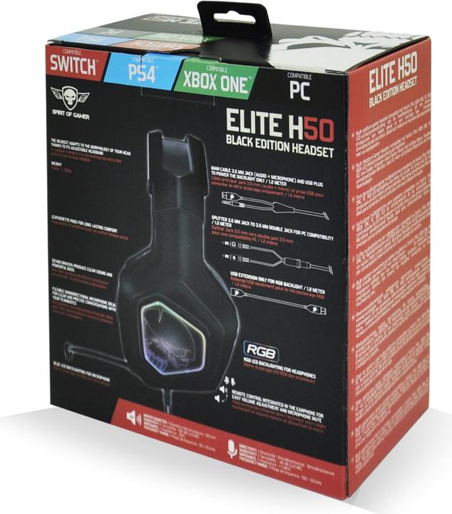 Actual product image Spirit Of Gamer Elite H50 (Cable)