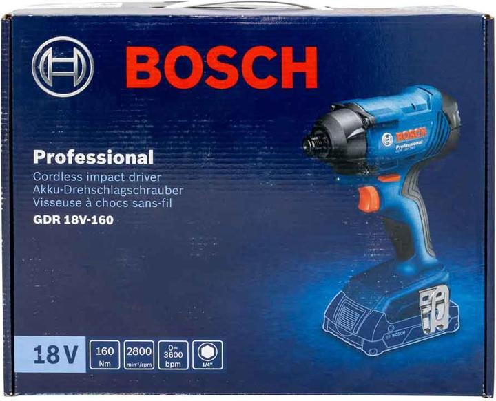Actual product image Bosch Professional GDR 18V-160 Cordless impact wrench (Rechargeable battery operated)