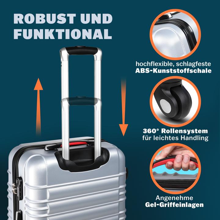 Actual product image Monzana Hard shell case (41 l, Hand luggage (up to 50 litres))