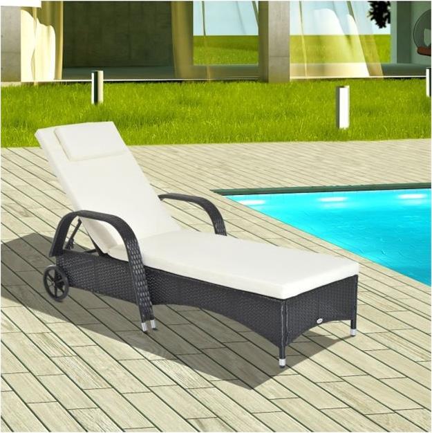 Image du produit Outsunny Chaise longue de jardin (200 cm)