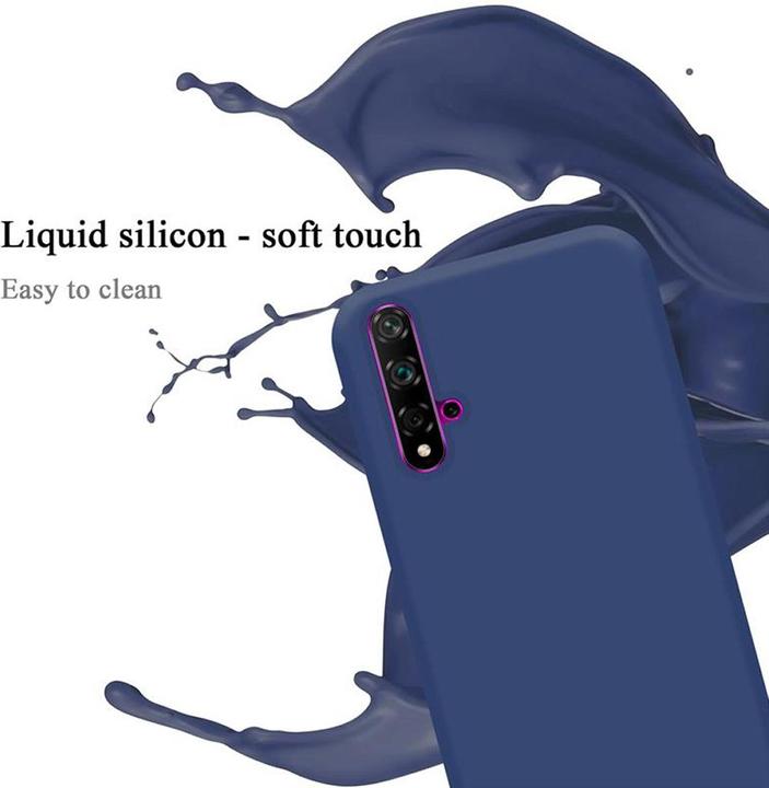 Productafbeelding Cadorabo TPU Liquid Silicone Case Cover (Huawei Nova 5T, TCL 20S, LG K20)