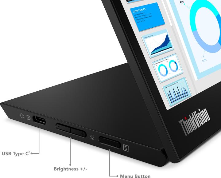 Actual product image Lenovo ThinkVision M14d (2240 x 1400 Pixels, 14")