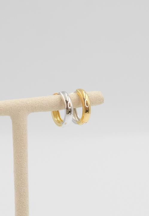 Actual product image Muau Creoles (18K 750, Gold)