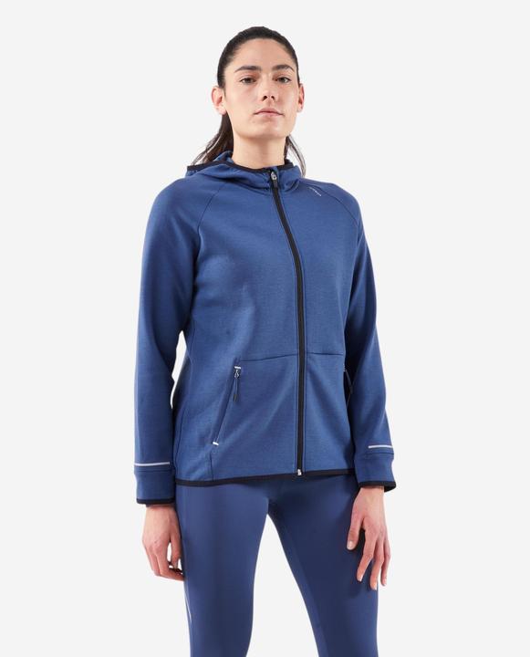 Kiprun Laufjacke Damen warm - Run 500 Warm blau