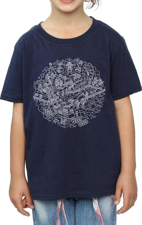 Image du produit Star Wars - T-shirt CHRISTMAS DEATH STAR - Fille (140, 146)