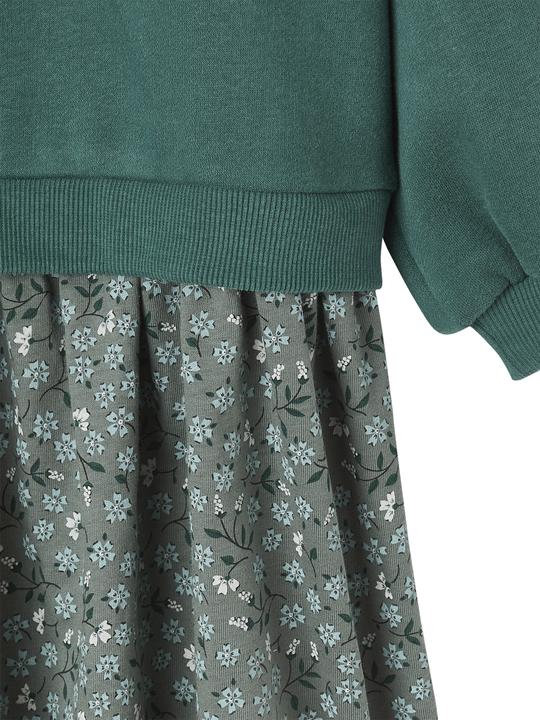 Produktbild Vertbaudet Mädchen Kleid mit Materialmix (92)