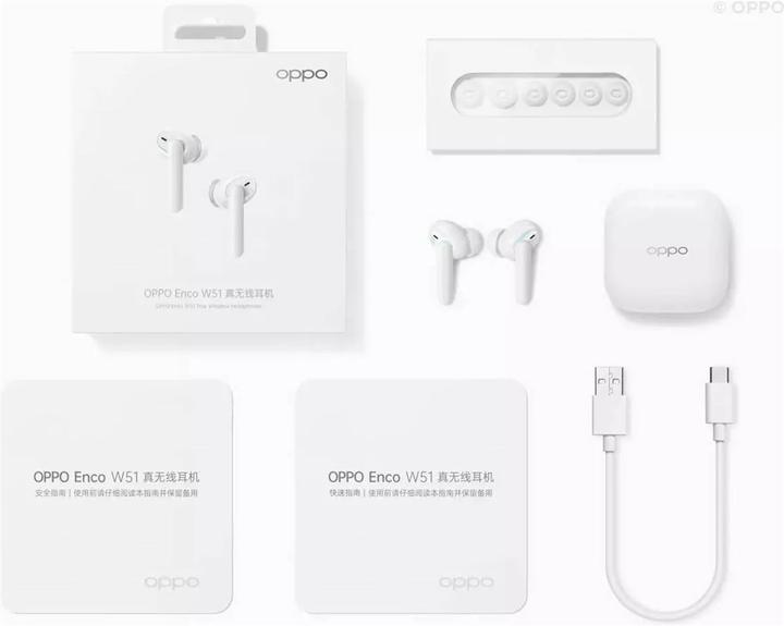 Produktbild OPPO Enco W51 (ANC, 24 h, Kabellos)