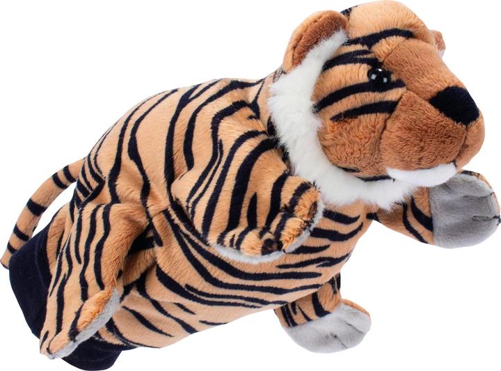 Actual product image Beleduc Hand puppet tiger redesign