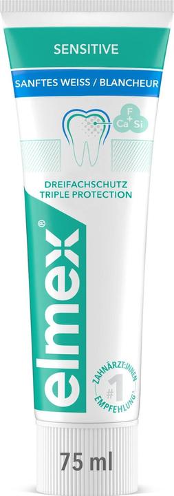 Produktbild Elmex Zahnpasta Sensitive Sanftes Weiss 75 ml (75 ml)