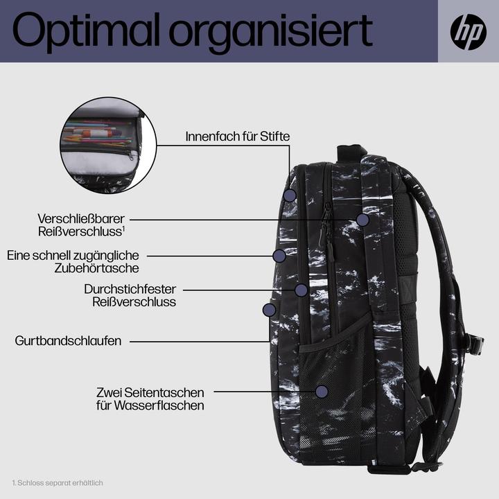 Actual product image HP Campus XL Marble Stone Backpack (20 l)