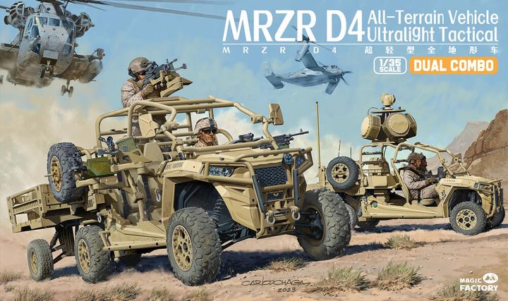 Actual product image Magic Factory 1/35 MRZR D4 Ultralight Tactical All-Terrain Vehicle