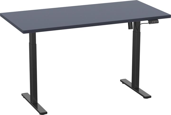 Produktbild VCM Schreibtisch verstellbar Lona 140x80 sw (140 x 80 x 120 cm)