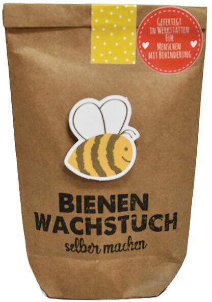 Produktbild Wunderle Bienentüte Wachstuch selb.mac. (Geschenkpapier)