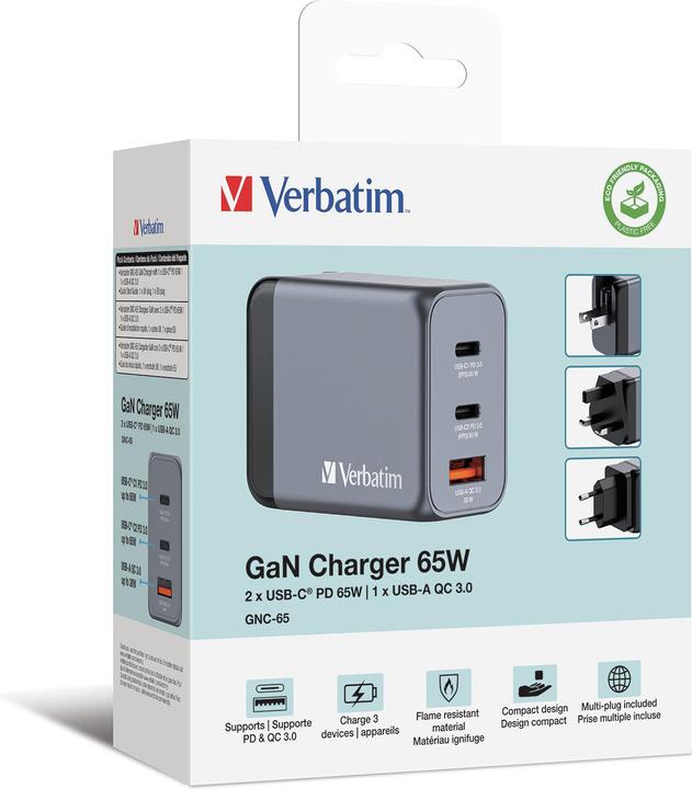 Immagine prodotto Verbatim GNC-65 GaN Charger (65 W)