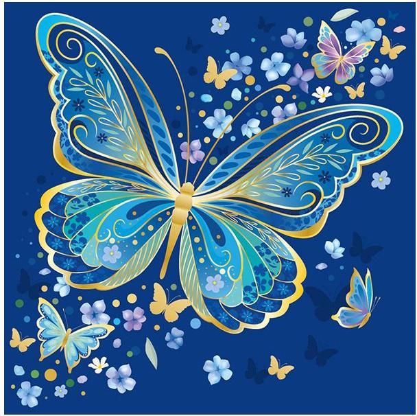 Produktbild Card Group Karte Blue Butterfly