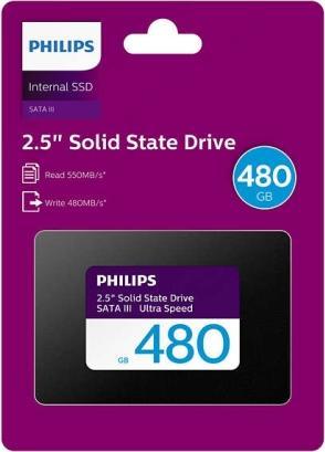 Image du produit Philips Ultra Speed 480 Go SSD SATA III (480 Go, 2.5")