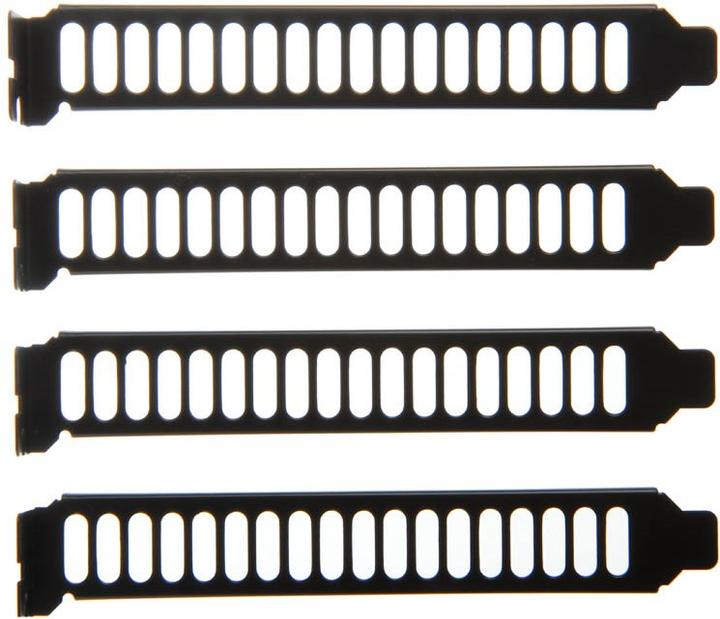 Produktbild Silverstone SST-Aeroslots-B PCI Slotblenden - black 4 Stk