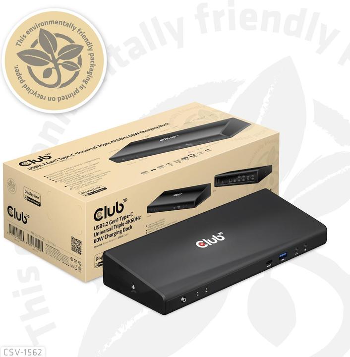 Actual product image Club 3D CSV-1562 (USB-C, 5 Ports)