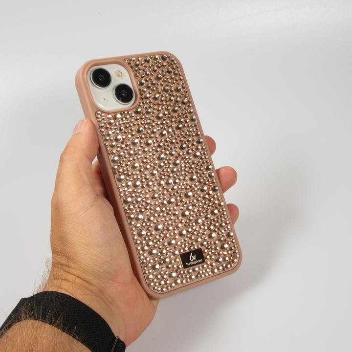 Actual product image PhoneLook Coque diamond strass The Bling World rose (Apple iPhone 15 Plus)