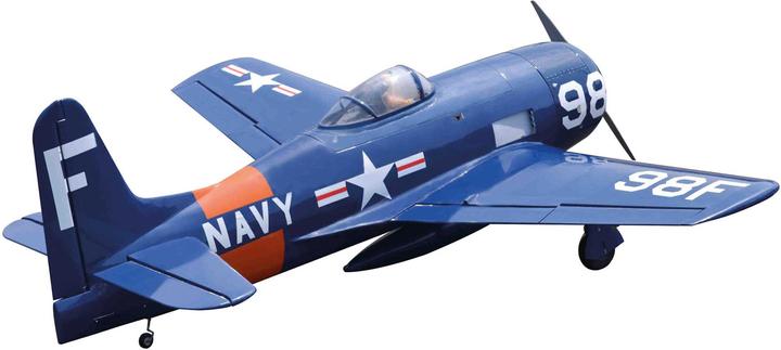 Actual product image Seagull Models SG-Models ) Grumman F8F-2 Bearcat "NAVY" ARF 71" Warbird with retractable (Warbird)