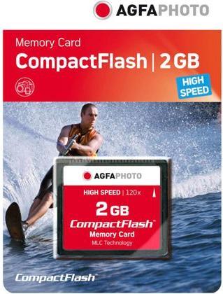 Image du produit AGFAPHOTO Compact Flash 2Go Haute Vitesse 120x MLC (2 Go, CF)