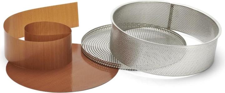 Image du produit de Buyer Moule à Cake En Acier Inox Perforé Abn. Fond 24x6.5 (25.50 cm)