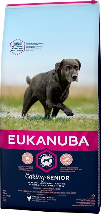 Eukanuba Aliment complet senior grandes races pour chiens âgés (plus de 9 ans) 15kg (Senior, 15000 g)