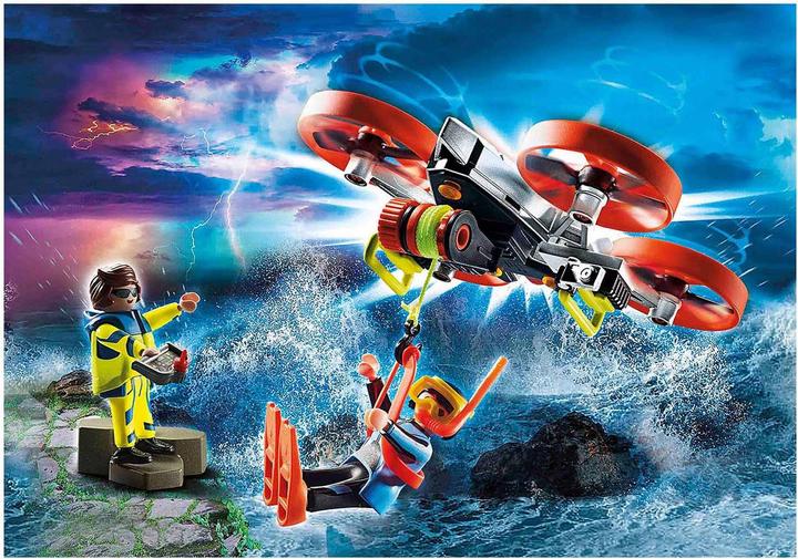 Immagine prodotto Playmobil Seenot: Taucher-Bergung mit Rettungsdrohne (70143, Playmobil City Life)