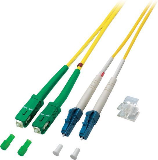 Actual product image Magni EFB-Elektronik o0362.1 1 m SC/APC LC/UPC yellow Fibre optic cable - fibre optic cable from (1 m (1 m)