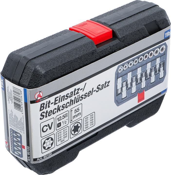 Produktbild BGS Bit-Einsatz-/Steckschlüssel-Satz (12.5 mm)
