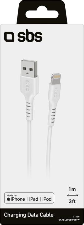 Immagine prodotto SBS Cavo dati USB 2.0 - Apple Lightning (1 m, USB 2.0)
