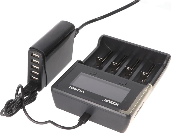 Image du produit Xtar VC4SL (1 pcs, 14500, 16340, 18500, 18650, 21700, 26650, AAA, AA, Batterie)