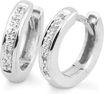 Produktbild Breuning Creolen - BRILL 0,09 Ct. H/si (750/18 K Gold)