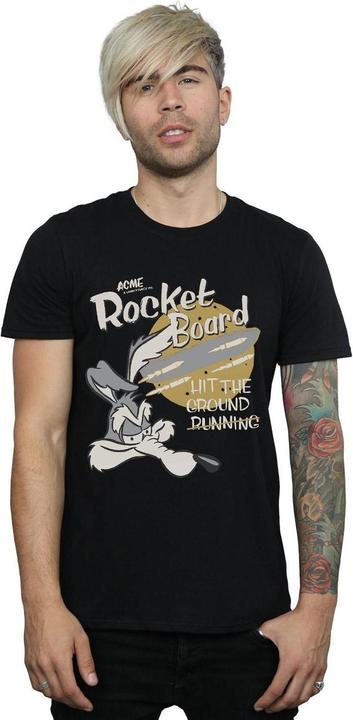 Immagine prodotto Looney Tunes Maglietta da uomo Rocket Board Wile E Coyote in cotone (XXL)