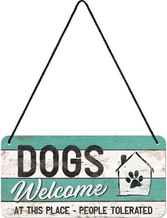 Nostalgic-Art Merchandising Schild Pfoten 20 x 10 cm, Metall (1 x 10 x 20 cm)