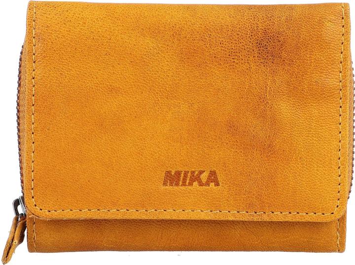 Immagine prodotto Mika Portafoglio da donna in pelle, colore: giallo
