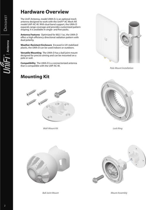 Produktbild Ubiquiti Antenne Dual Band Unifi (5G)